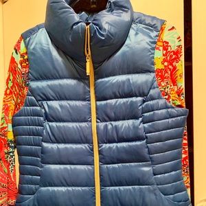 Lilly Pulitzer long sleeve shirt and puffer vest